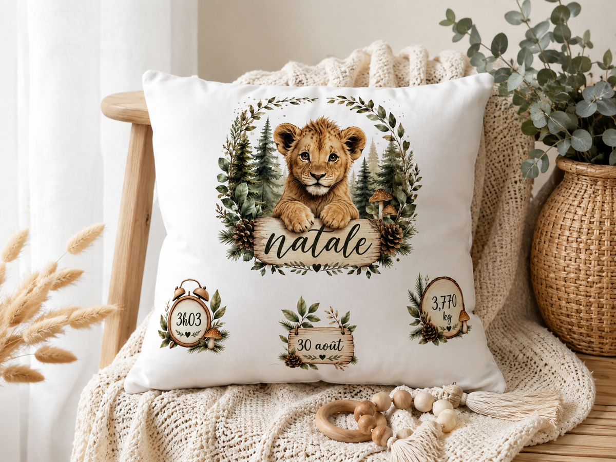 Coussin personnalisé