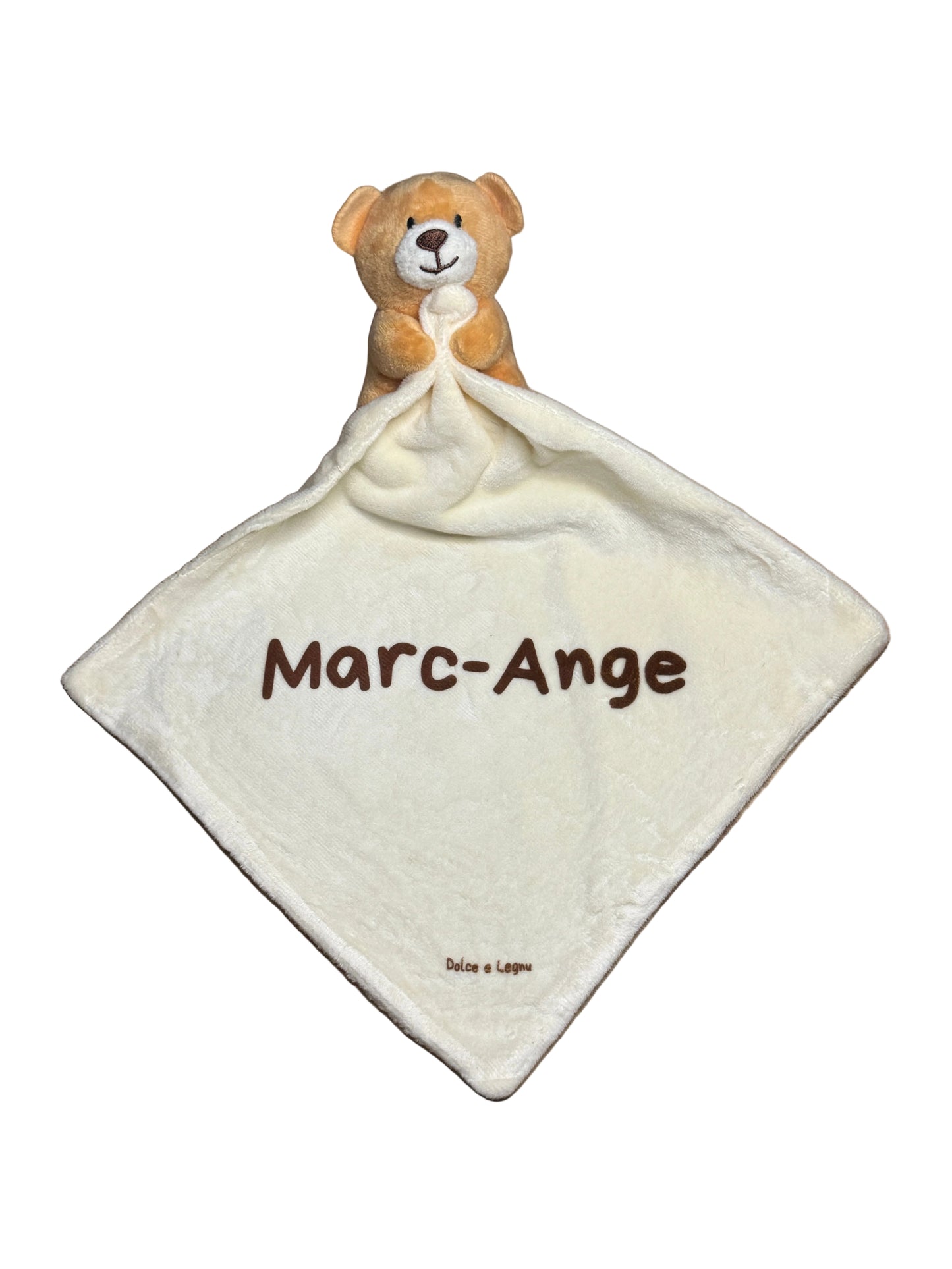 Doudou ourson personnalisé