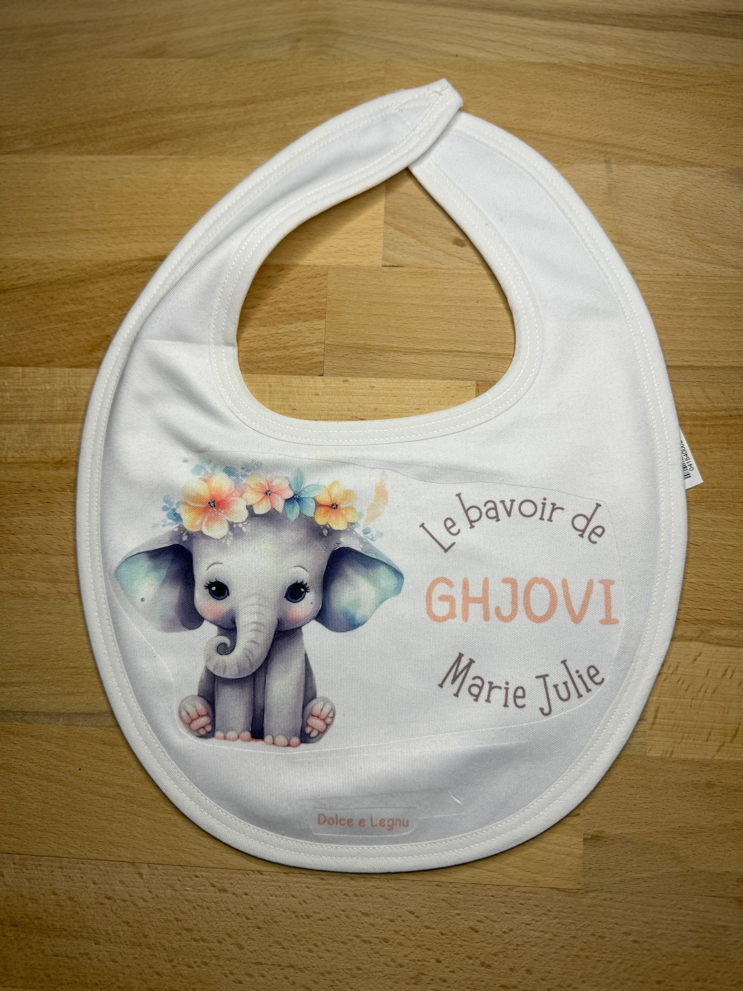Bavoir personnalisé