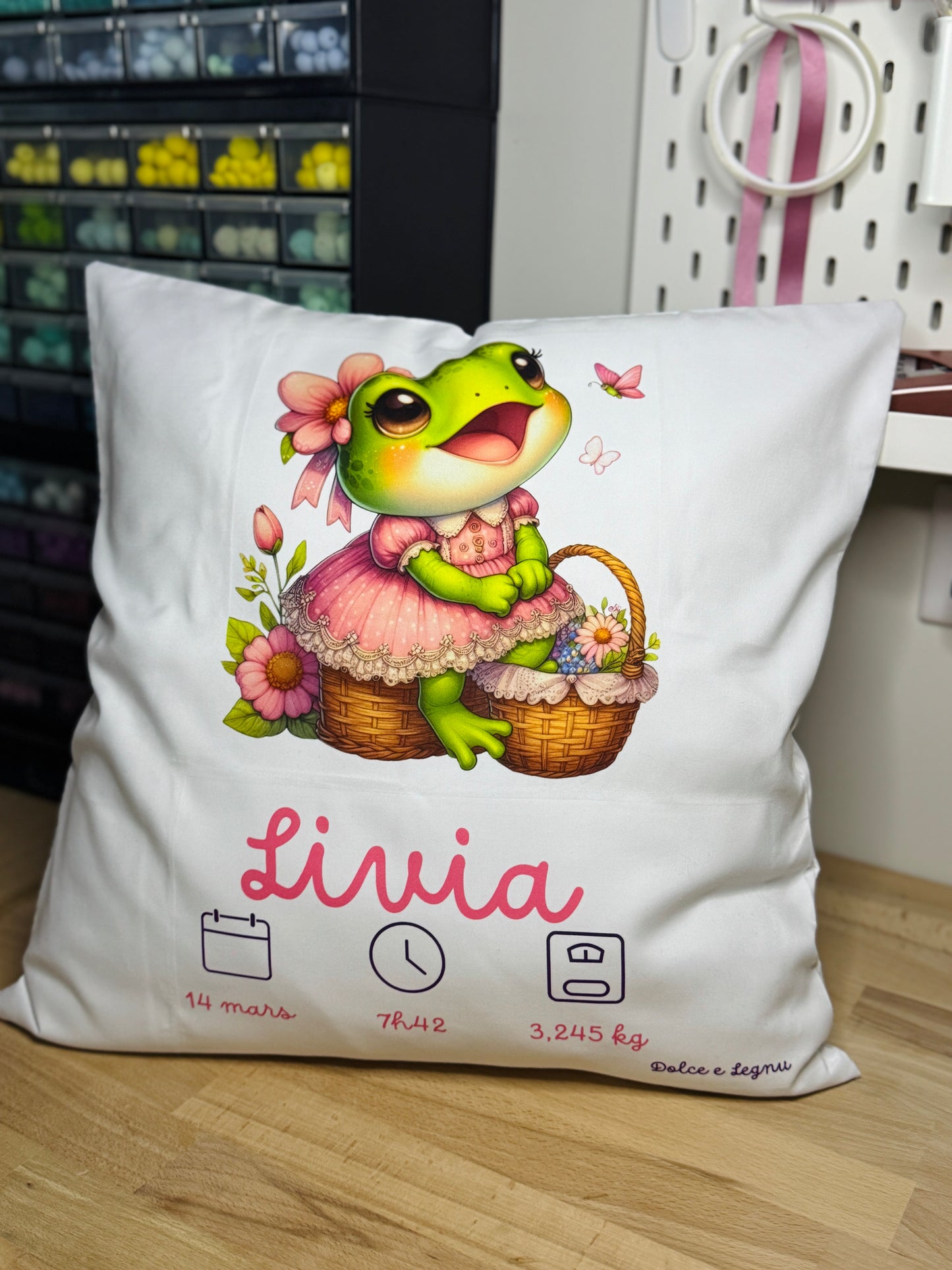 Coussin personnalisé