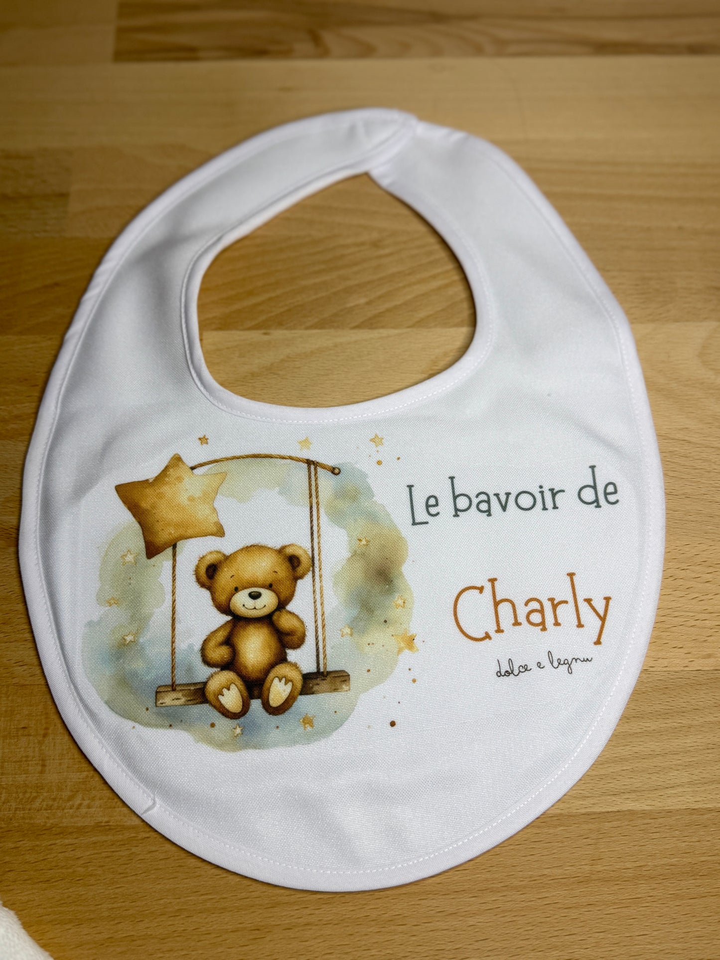 Bavoir personnalisé